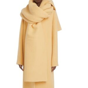 The Row Bisbee Oversize Double Layer Alpaca, Cashmere & Wool Scarf